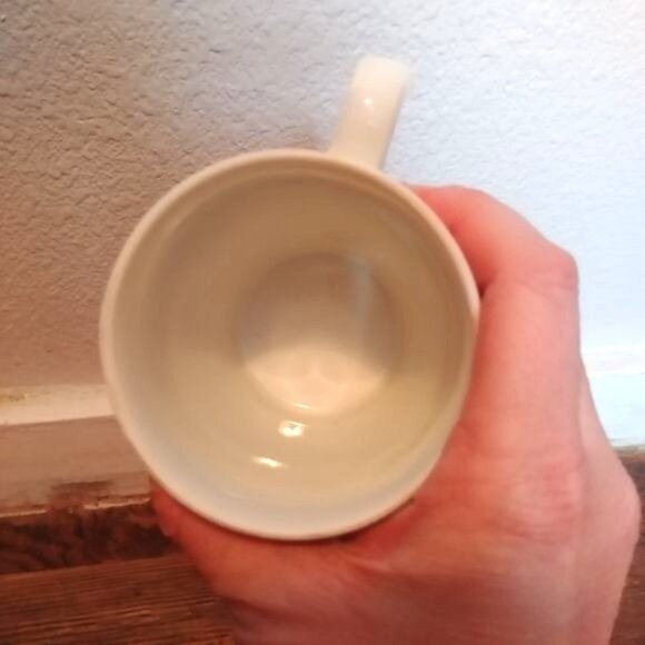 Vintage 1960s Walt Disney Production Mickey Mouse Ceramic Mug 12 oz White Japan - Picture 2 of 3